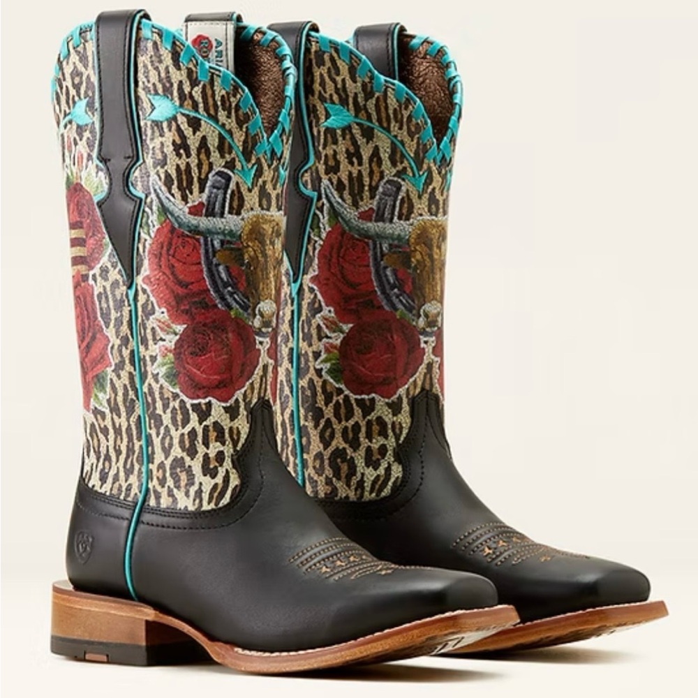 NEW Ariat Frontier Rodeo Quincy Western Boot RARE